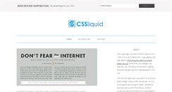 Desktop Screenshot of cssliquid.com