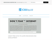 Tablet Screenshot of cssliquid.com